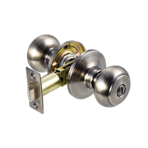 Dorex Trenton Privacy Knob – Antique Nickel