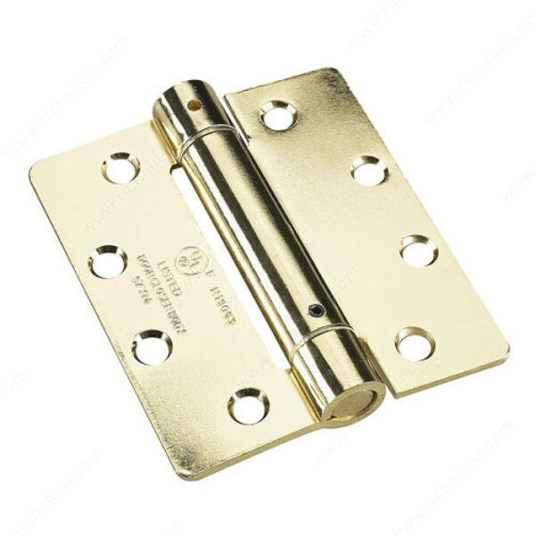 Richelieu 4-1/2" Full Mortise Adjustable Spring Hinge