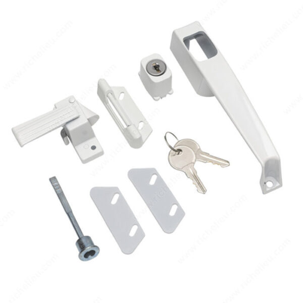 Richelieu Push Button Latch for Screen and Storm Doors