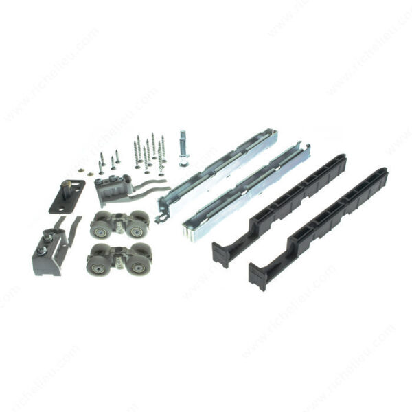 Wood Sliding Door Hardware Set, UP/100 kg