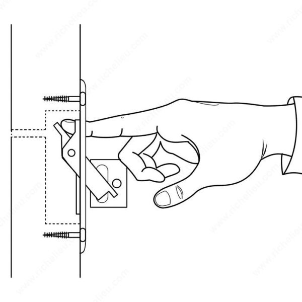 Richelieu Pocket door bolts jamb bolt - Image 2