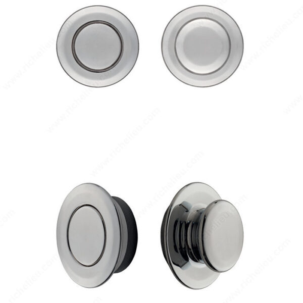 Richelieu Recessed Magnetic Handle with Knob