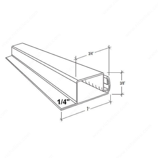 Richelieu Screen Frame Corners with 1/4" Bottom Lip