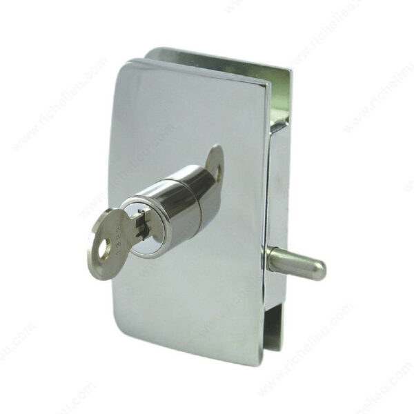 Richelieu Keyed Swinging Glass Door Lock