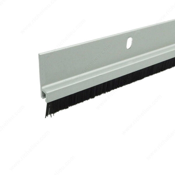 Richelieu Aluminum Door Sweep with Nylon Brush