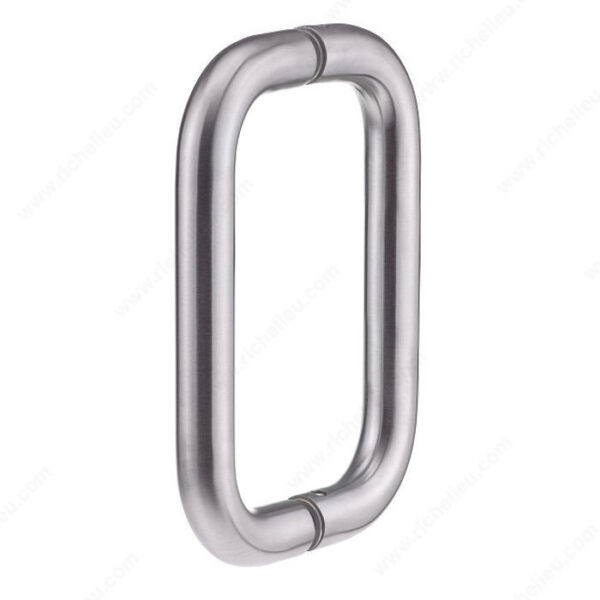 Richelieu 3/4" (19 mm) Round Tubular Handle without Washers, with Rounded Corners