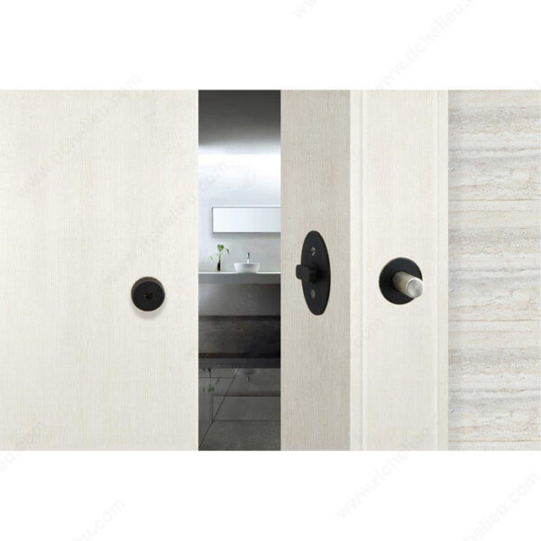 Richelieu INOX(TM) Privacy Lock for Sliding Barn Door - 1217 Series - Image 2