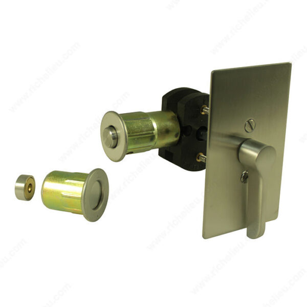 Richelieu INOX(TM) Privacy Lock for Sliding Barn Door - 1517 Series