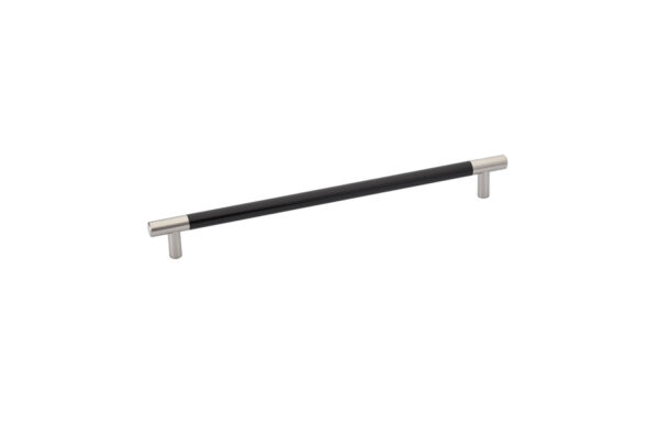 Emtek Bar Pull Carbon Fiber | Black - Silver - Image 2