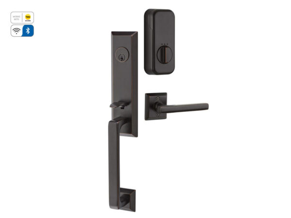 Emtek Transitional Heritage Monolithic Tubular Entry Set - Image 3