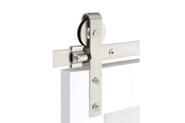 Emtek Classic SS Face Mount Hanger Barn Door Hardware