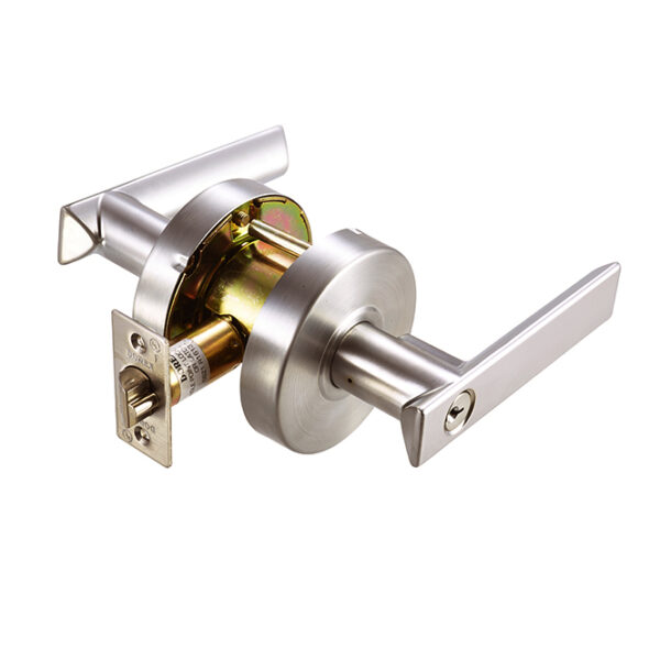 Dorex T2F53 C15 Flat Medium-Duty Entry Lever – Satin Nickel