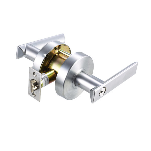 Dorex T2F70 C26D Flat Medium-Duty Classroom Lever – Satin Chrome