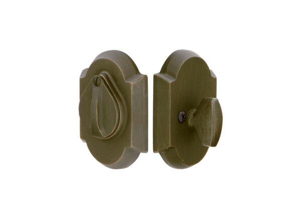 #1 Sandcast Bronze Deadbolt With Flap| Emtek