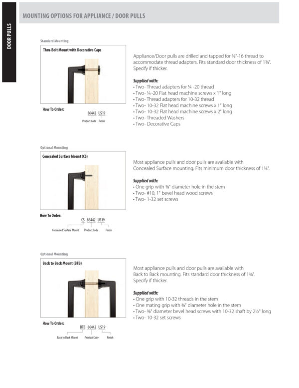 Emtek Freestone Appliance Pull - Image 5