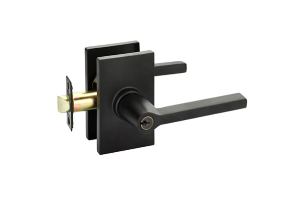 Emtek Helios Keyed Lever Modern Brass - Image 3