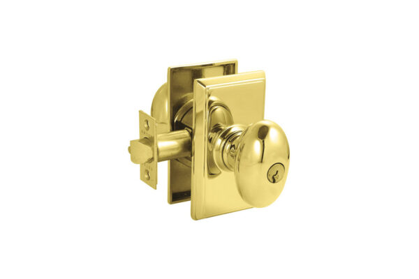 Emtek Egg Keyed Knob Classic Brass