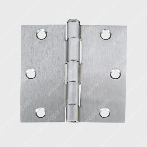 Dorex Satin Nickel Ball Bearing Hinges-3 1/2″ x 3 1/2″(Set of 3)