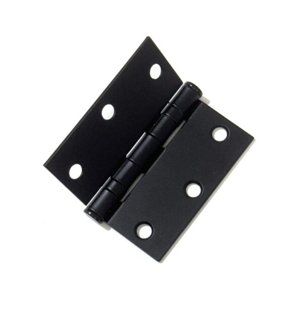 Dorex Matte Black  Ball Bearing Hinges-3 1/2″ x 3 1/2″ (Set of 3)