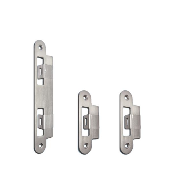 Ferco GU Set of Strike plates - Stainless steel 2 1/4"