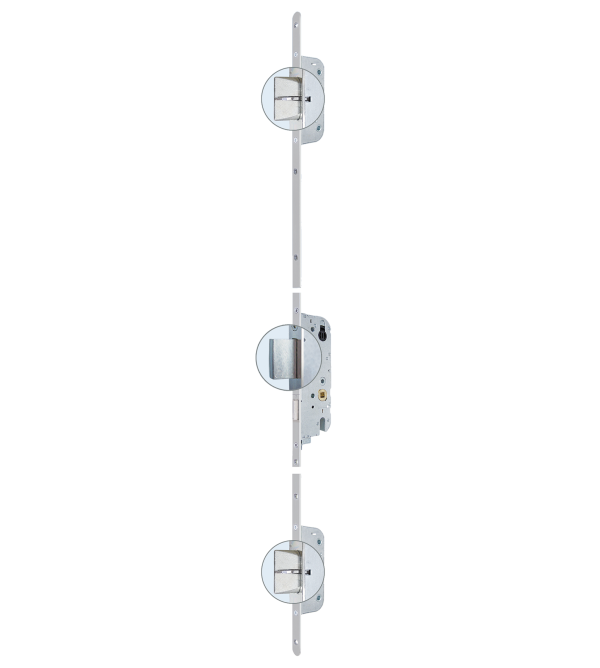 Ferco GU Automatic door lock for Lever - 6'8" door - 60mm Backset